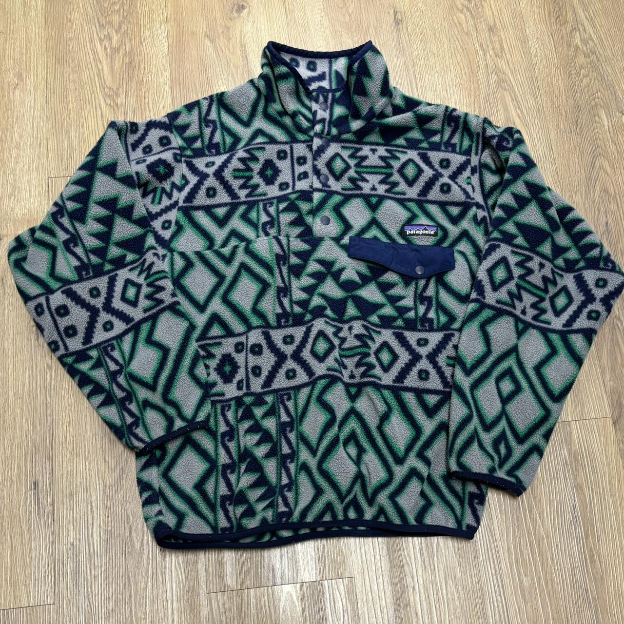 mens aztec patagonia fleece