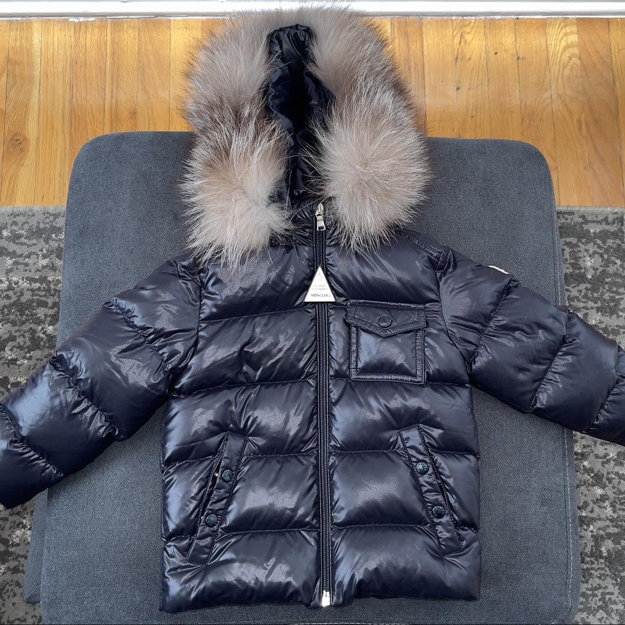 Baby moncler best sale coat with fur