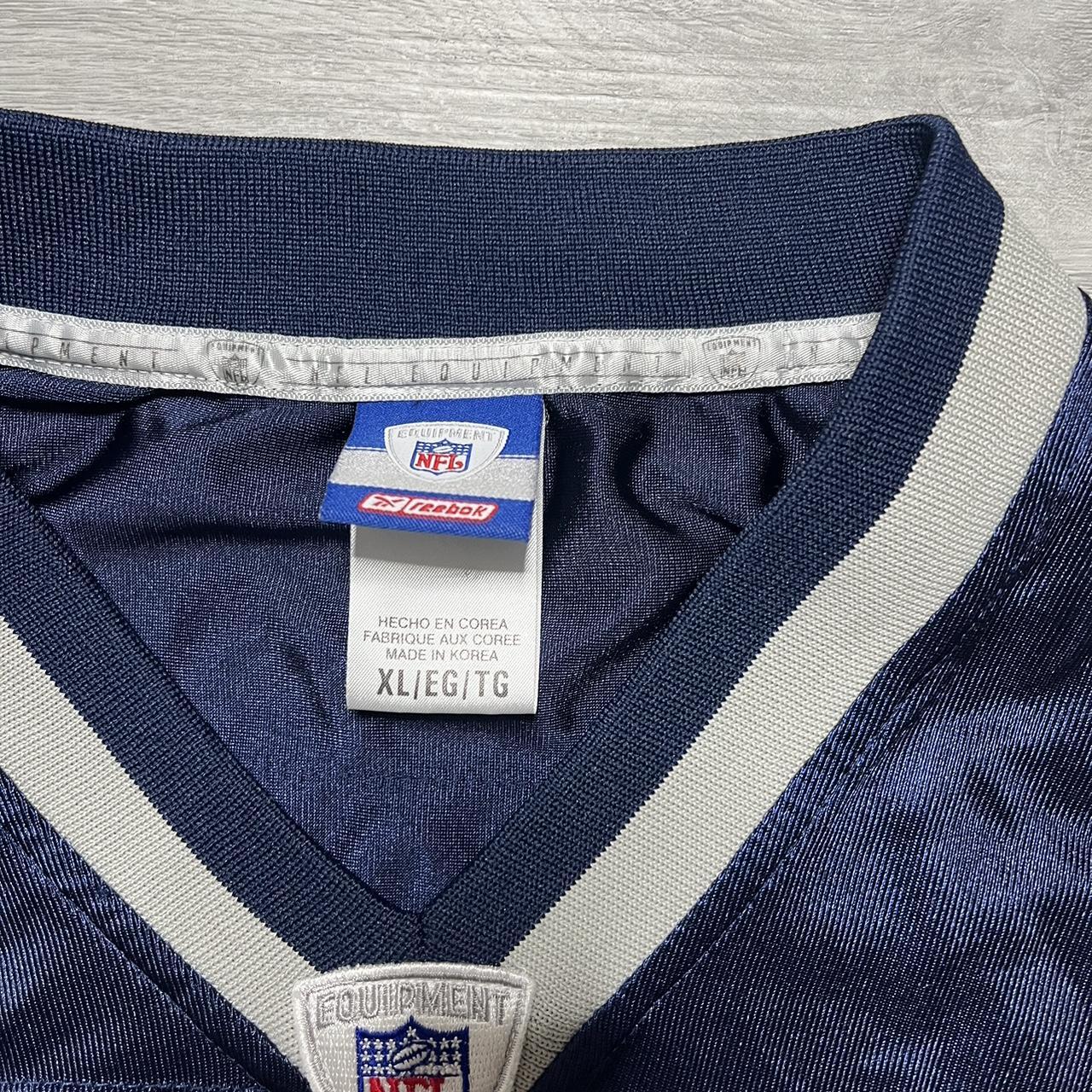 Reebok Navy Tom Brady Patriots Jersey Size XL... - Depop