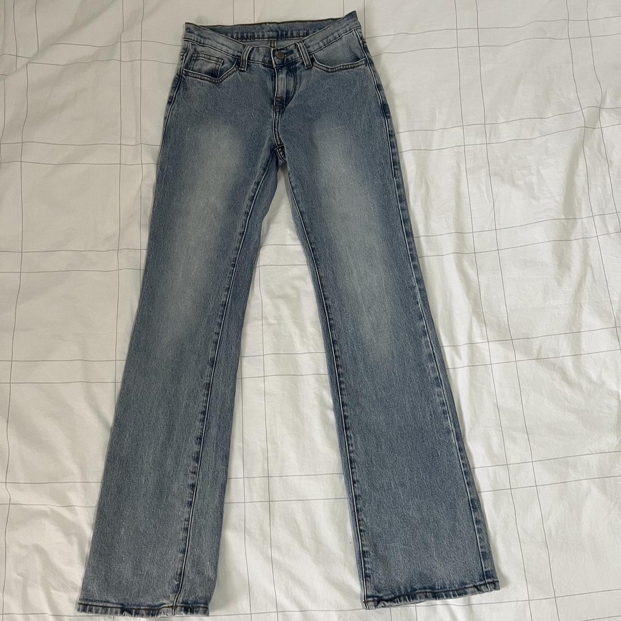 Brandy Melville Light Wash Jeans Size Small Open To... - Depop