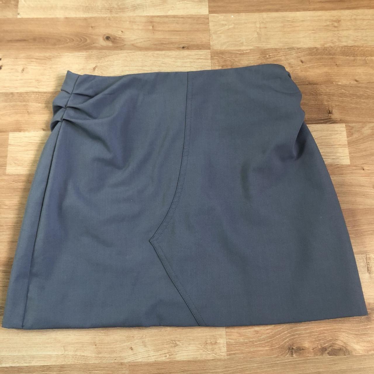 Pastel blue Zara skirt - mini skirt - has an... - Depop