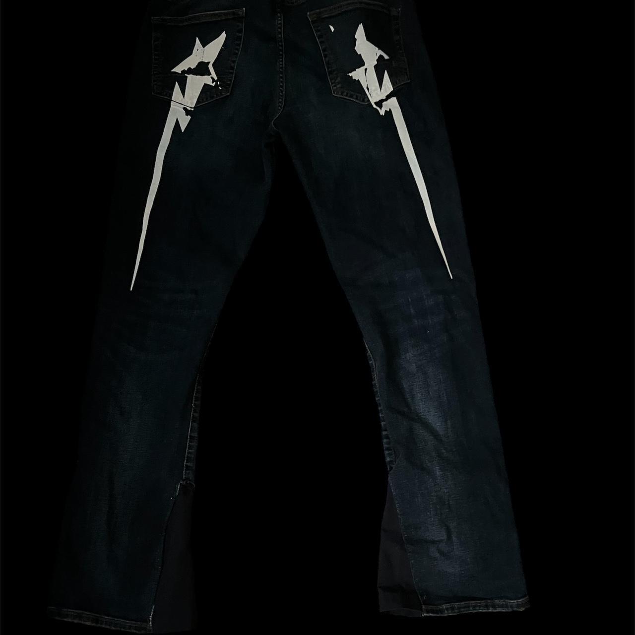 custom bapesta star/ fat flare