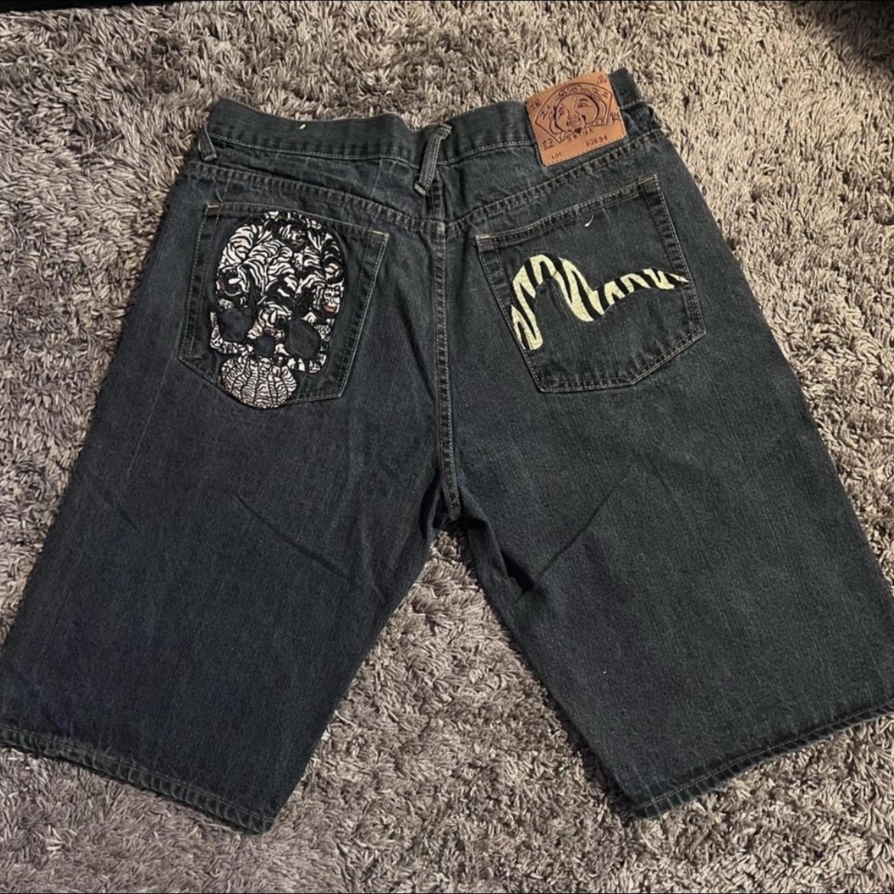 Evisu Men's Shorts | Depop