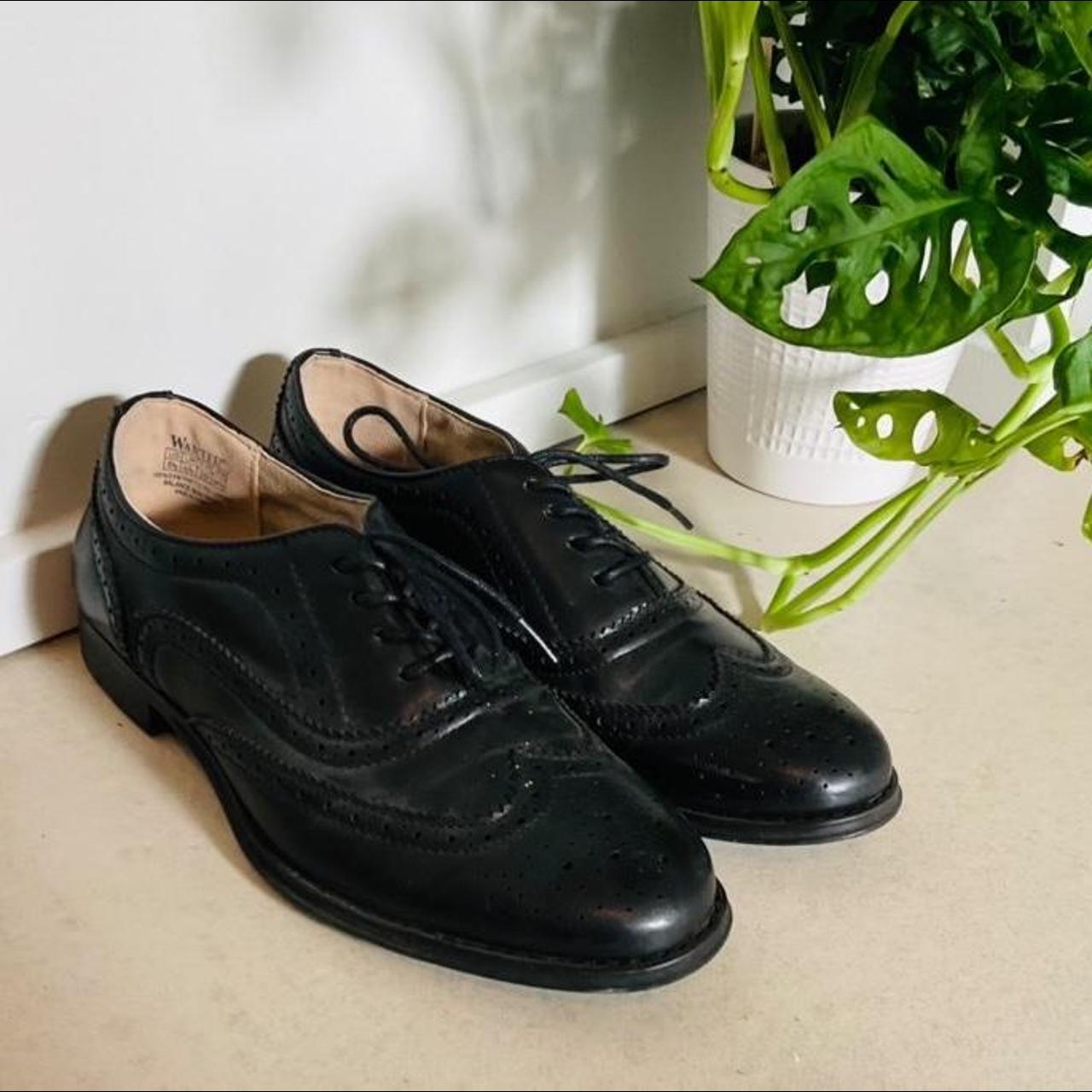 ladies black brogues size 6