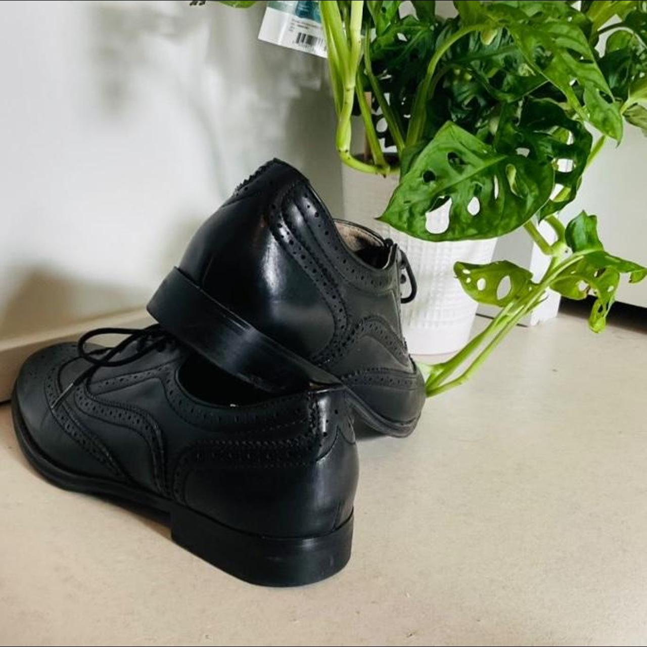 ladies black brogues size 6