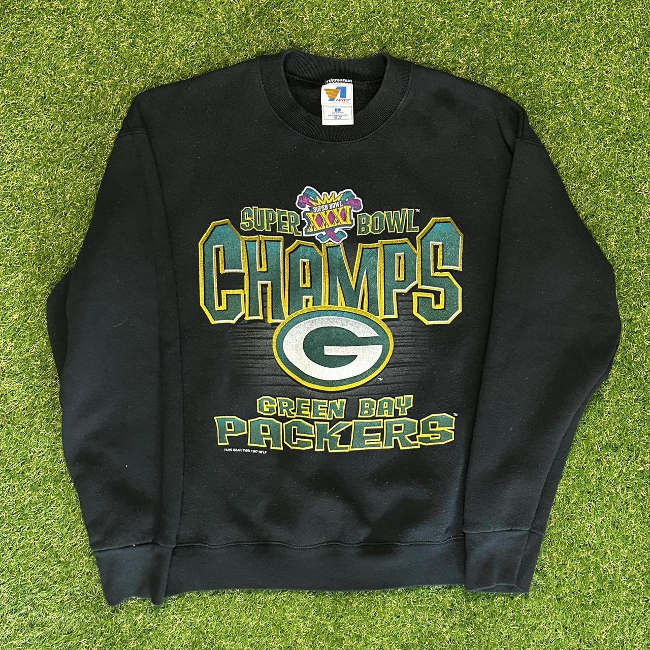 Vintage Green Bay Packers Sweatshirt Mens L NFL Football 90s