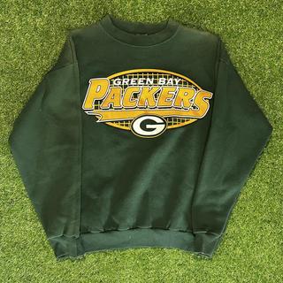 Vintage Logo Athletic GreenBay Packers crewneck - Depop