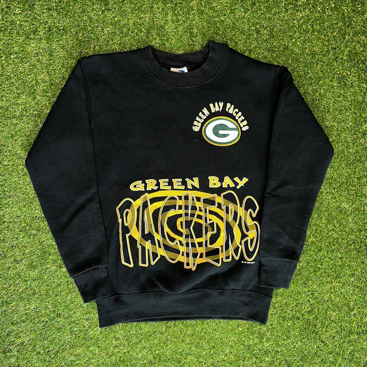 Green Bay Football Sweatshirt Green Bay Football Crewneck Sweatshirt Green  Bay Wisconsin Football Sweatshirt