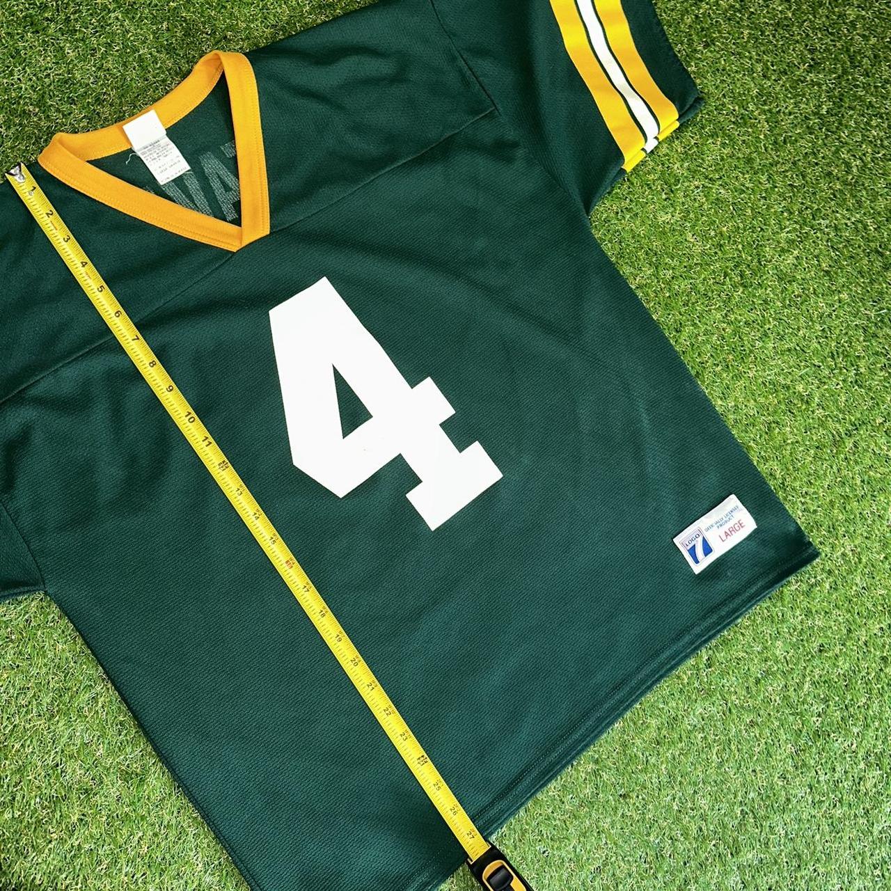 1998 Brett Favre Green Bay Packers Jersey Logo 7 L - Depop