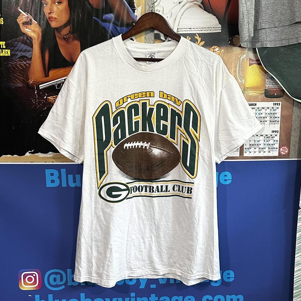 Vintage 1995 Green Bay Packers tee. 3/4 sleeve. - Depop