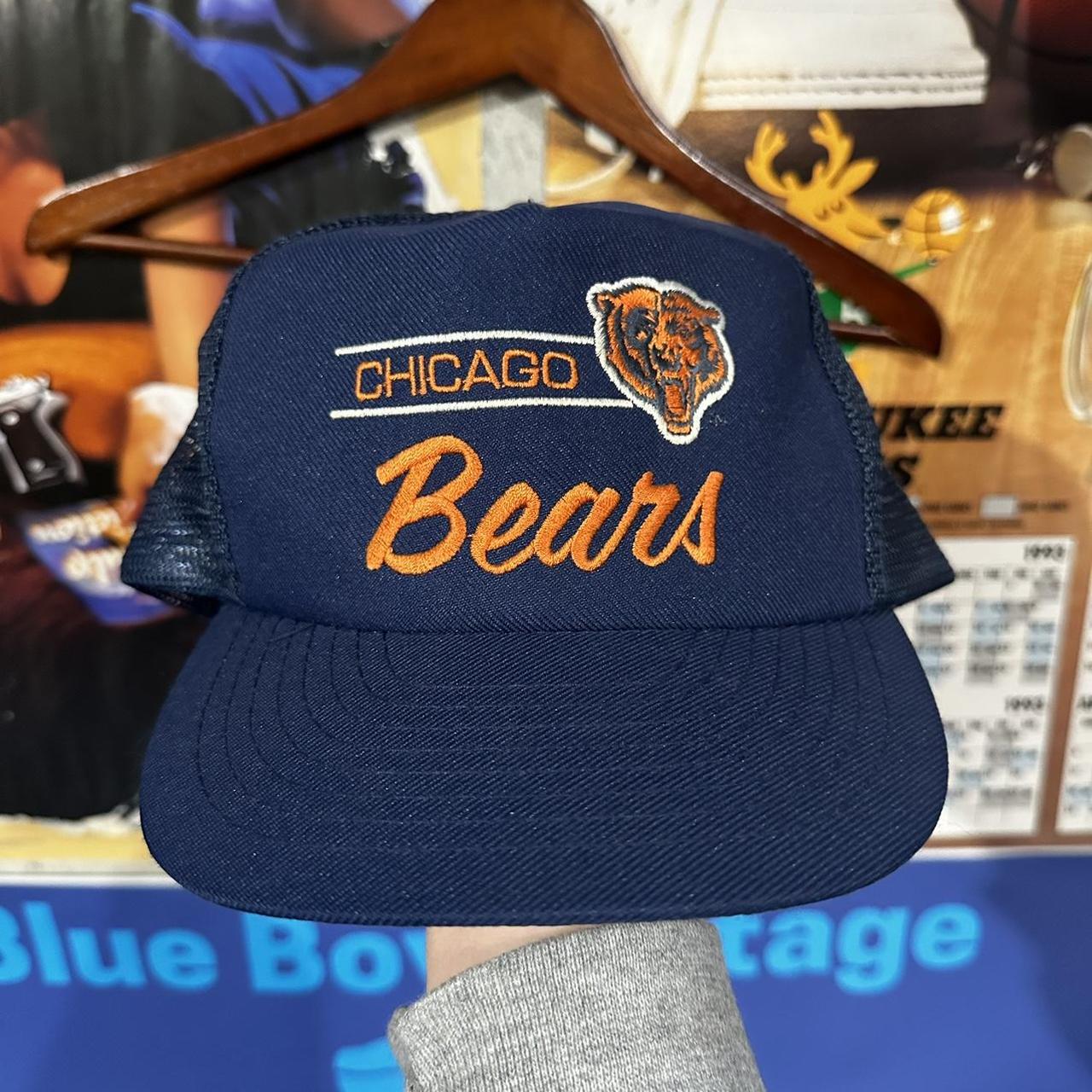 vintage chicago bears snapback hat dm for additional - Depop