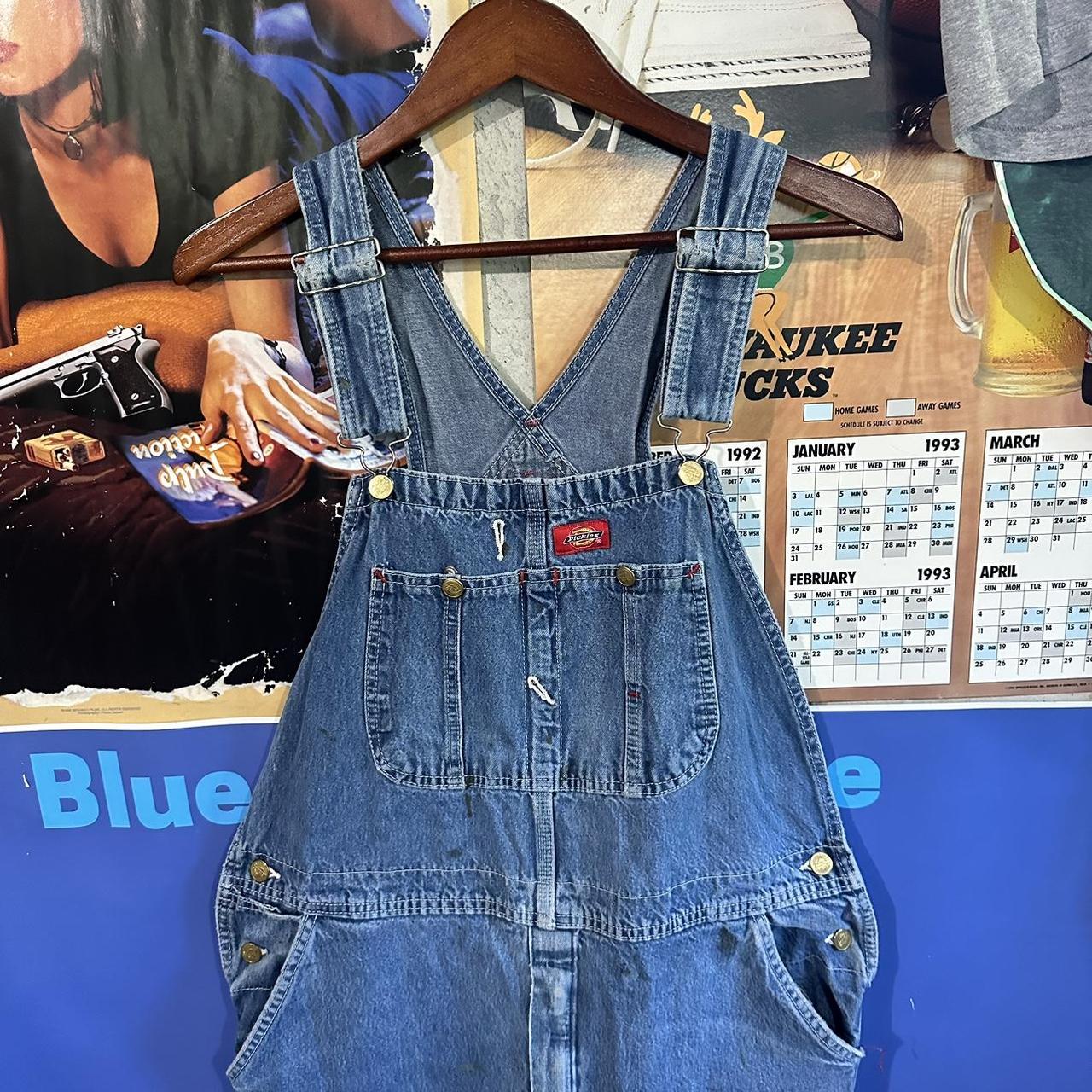 Dickies Overalls 36x32 Some marks pictured Small... Depop