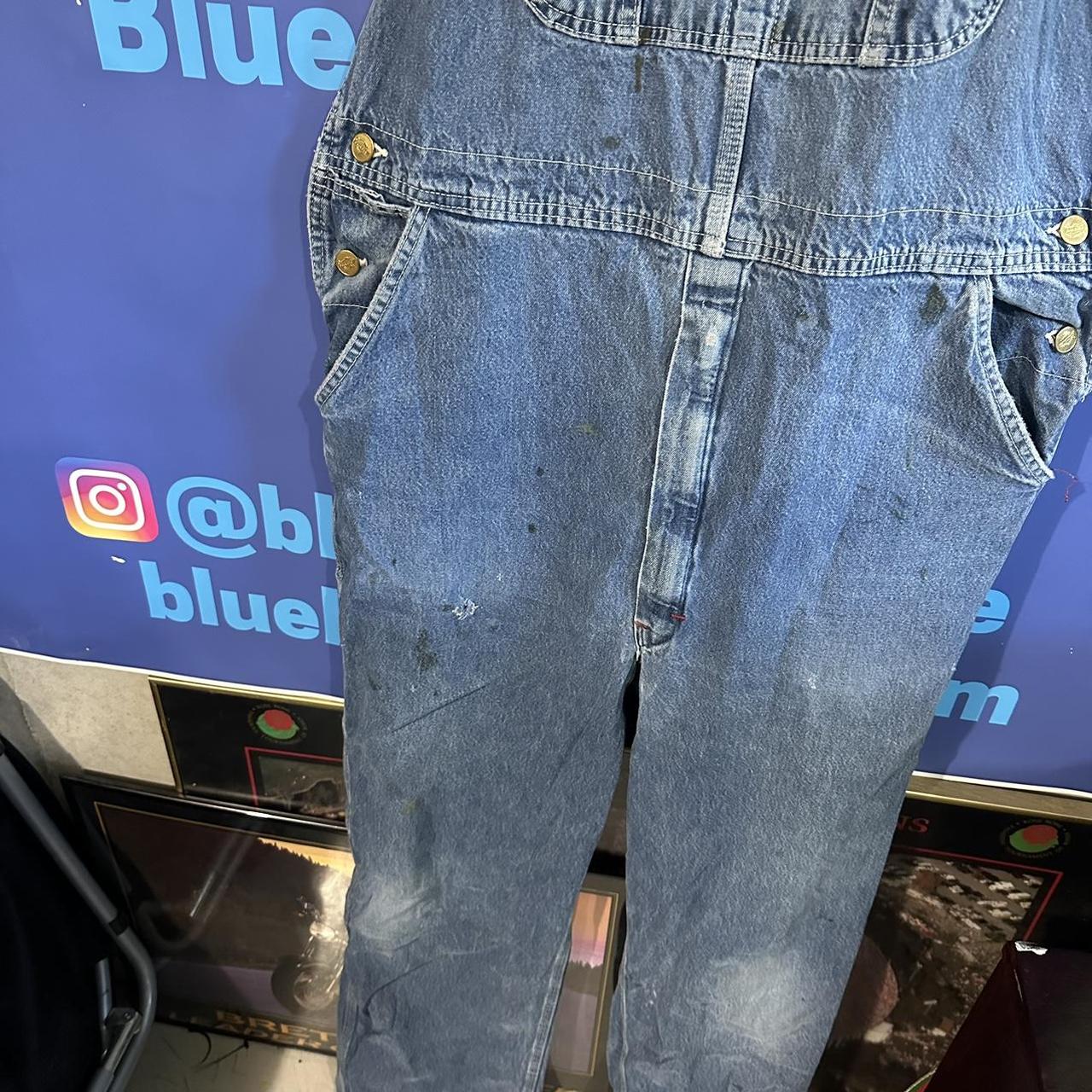 Dickies Overalls 36x32 Some marks pictured Small... Depop