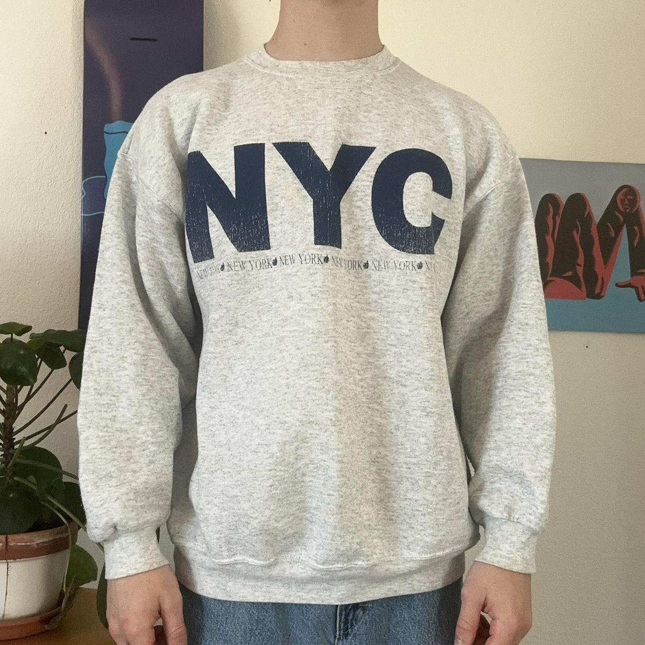 Vintage 90s New York City Crewneck Sweatshirt Made... - Depop