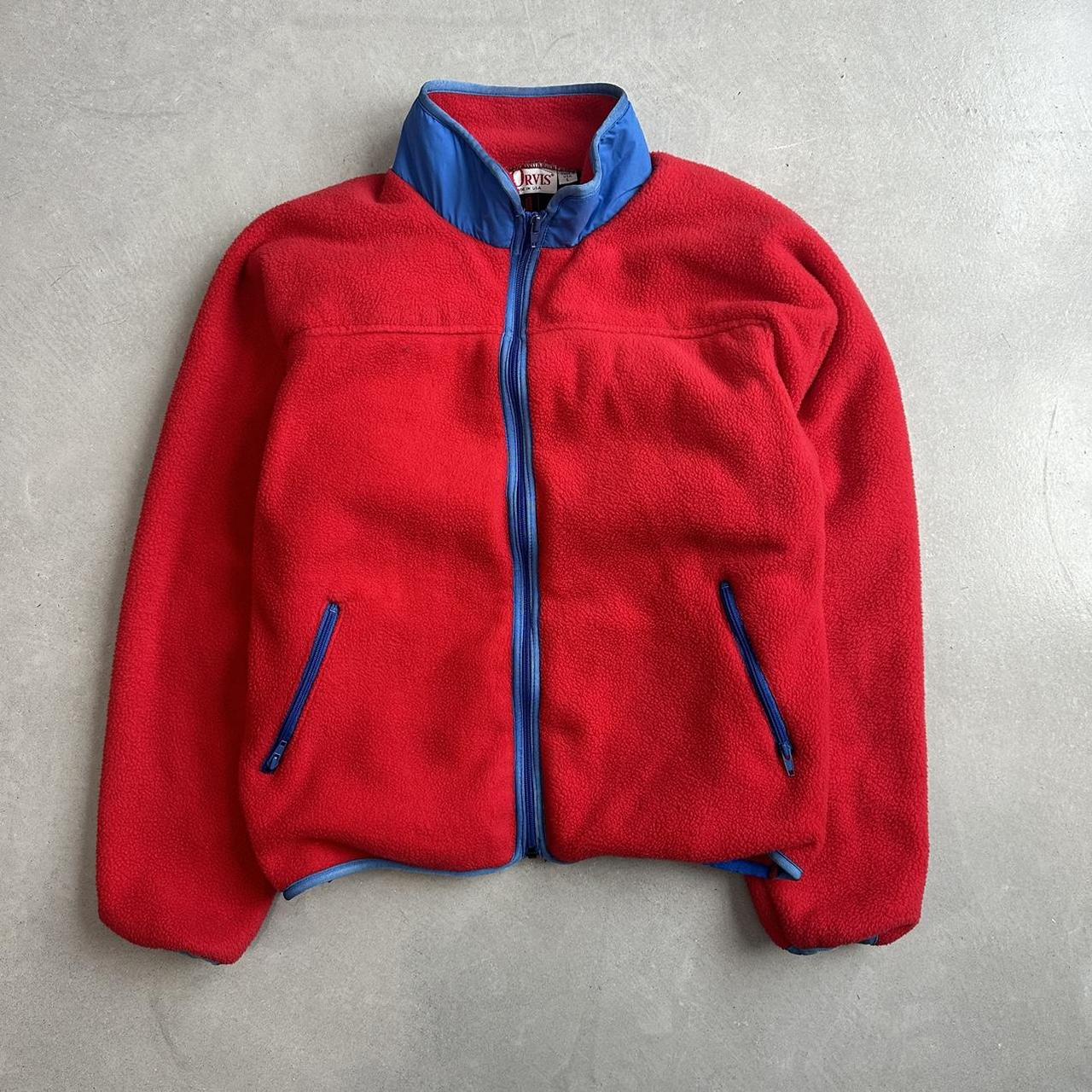 Vintage 90s Orvis Zip Up Fleece Made in USA - Depop