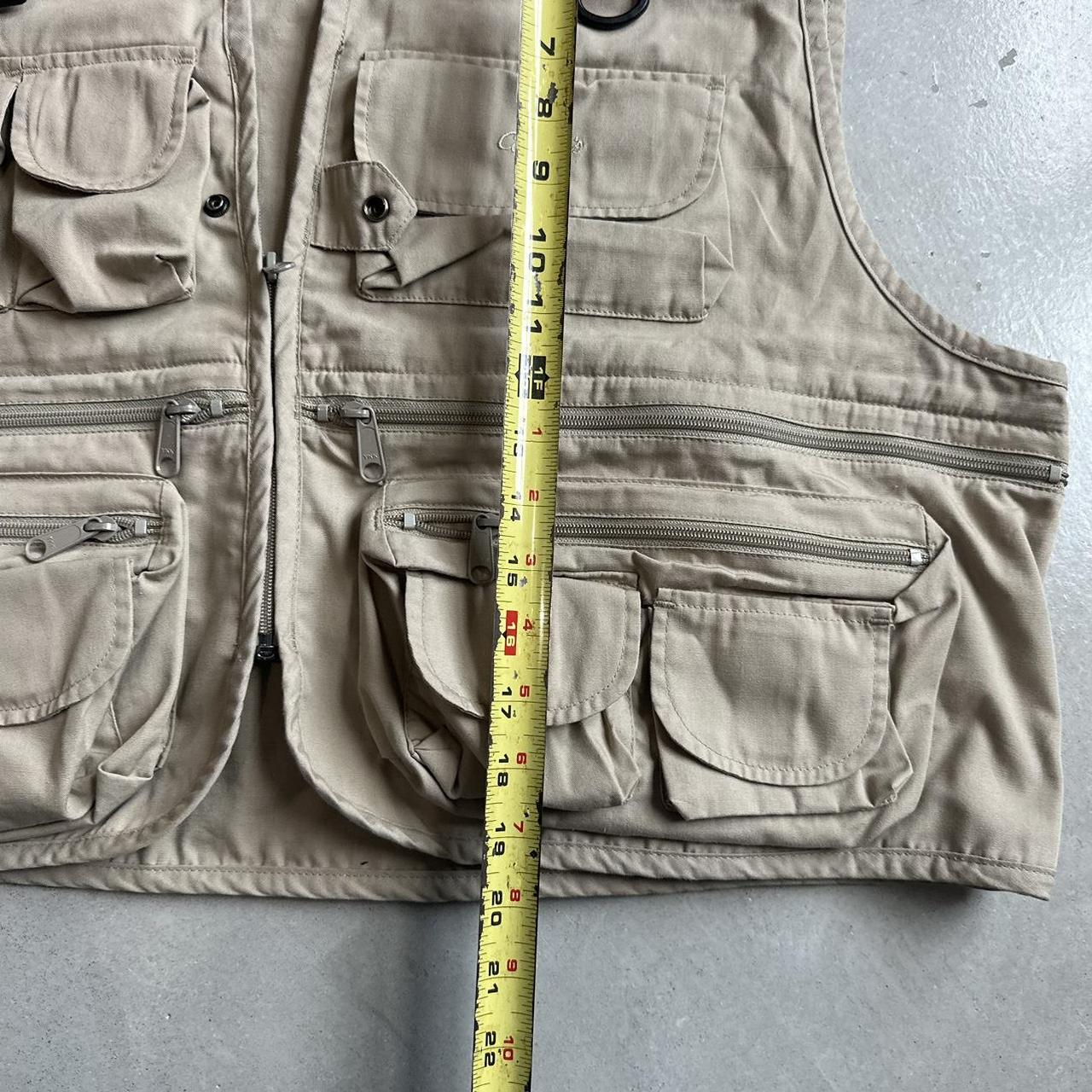 Vintage Cabelas Fishing Vest XL Measurements - Depop