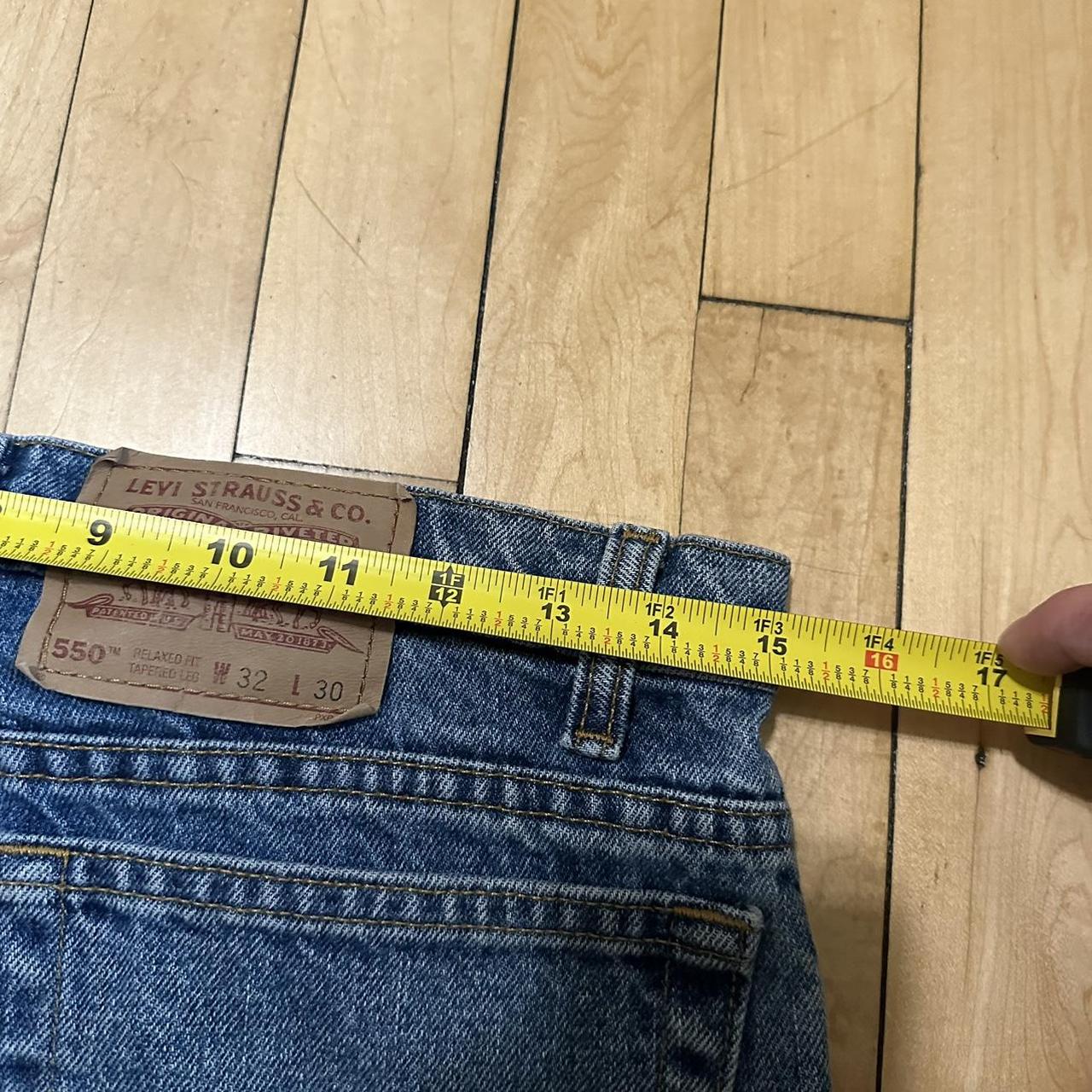 Vintage 90s Levi’s 550 Jeans 32x30 Measures closer... - Depop