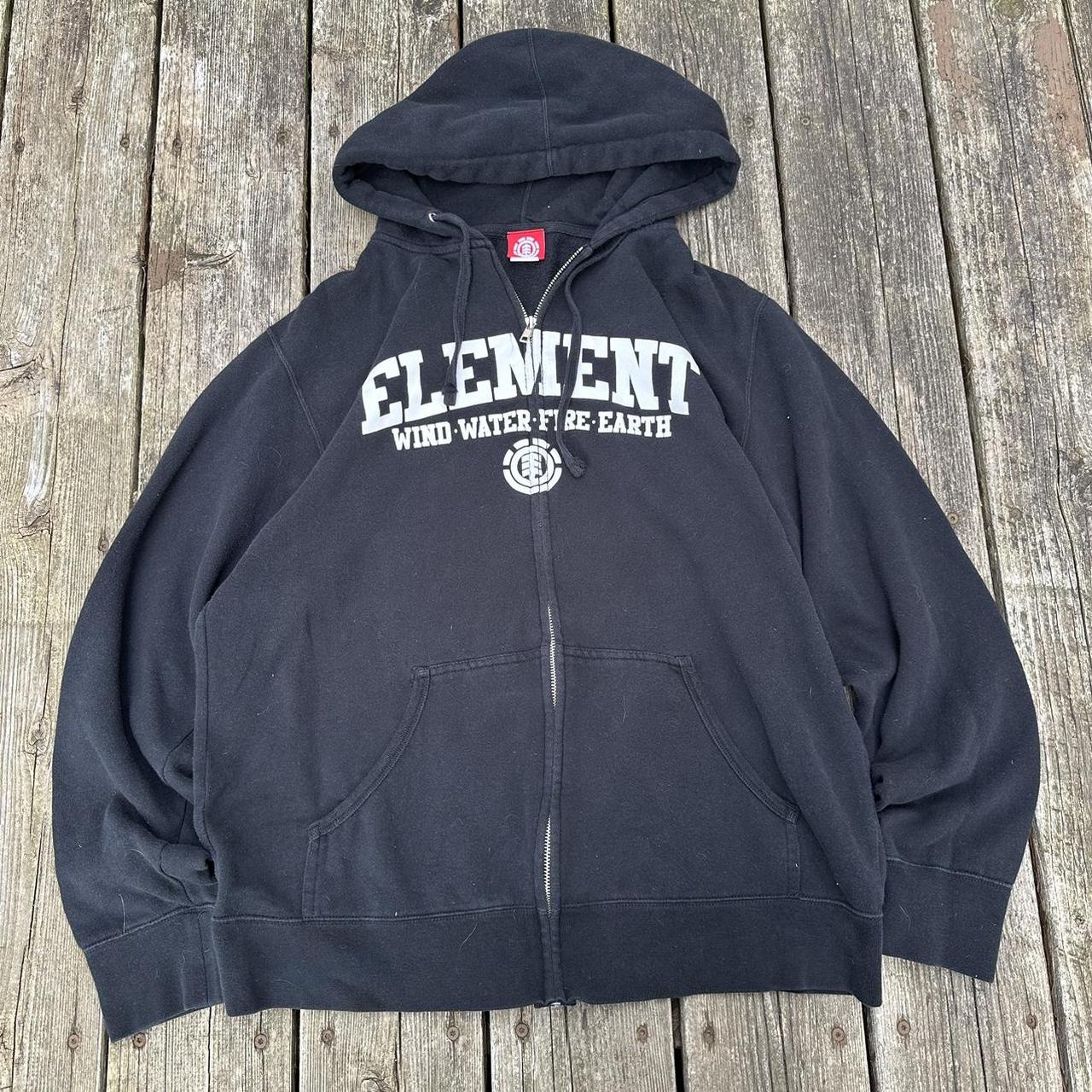 Y2K Element Skateboard Zip Up Hoodie L Fits closer... Depop