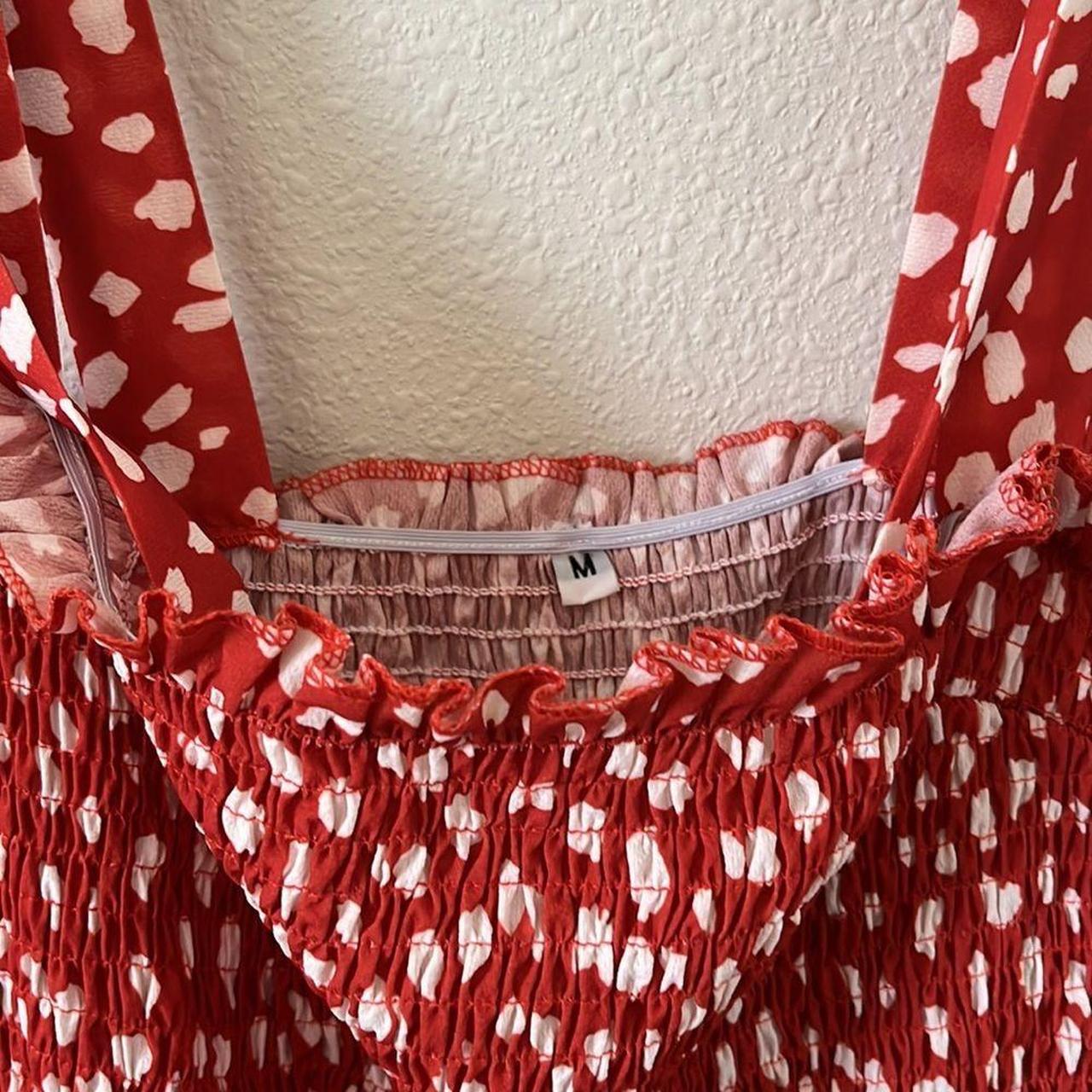 Source Unknown Women's Mini Dress - Red/White - M… - image 7