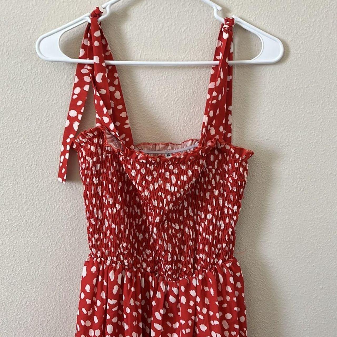 Source Unknown Women's Mini Dress - Red/White - M… - image 8