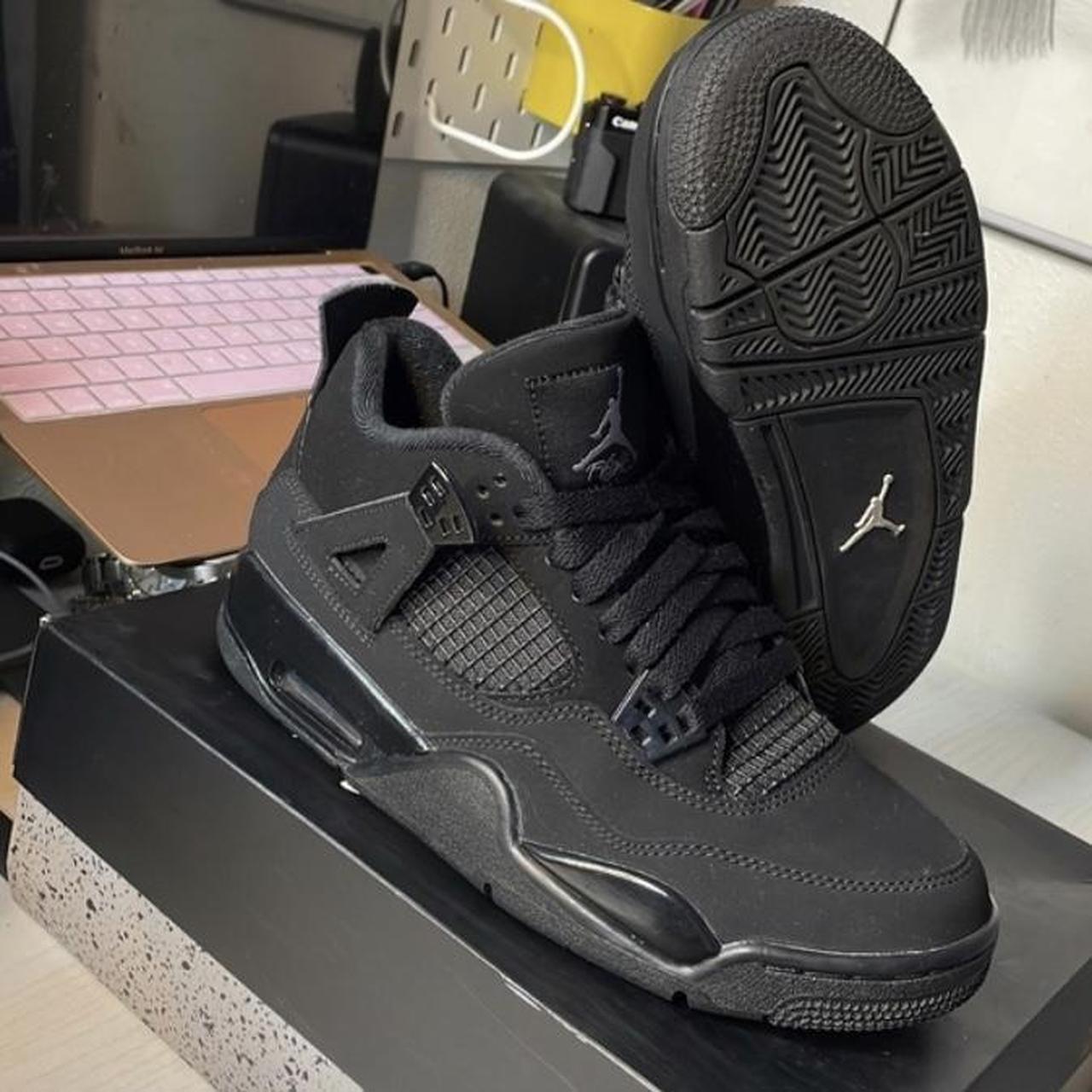 Jordan 4 Black Cats - Jordan Black cats - excellent... - Depop