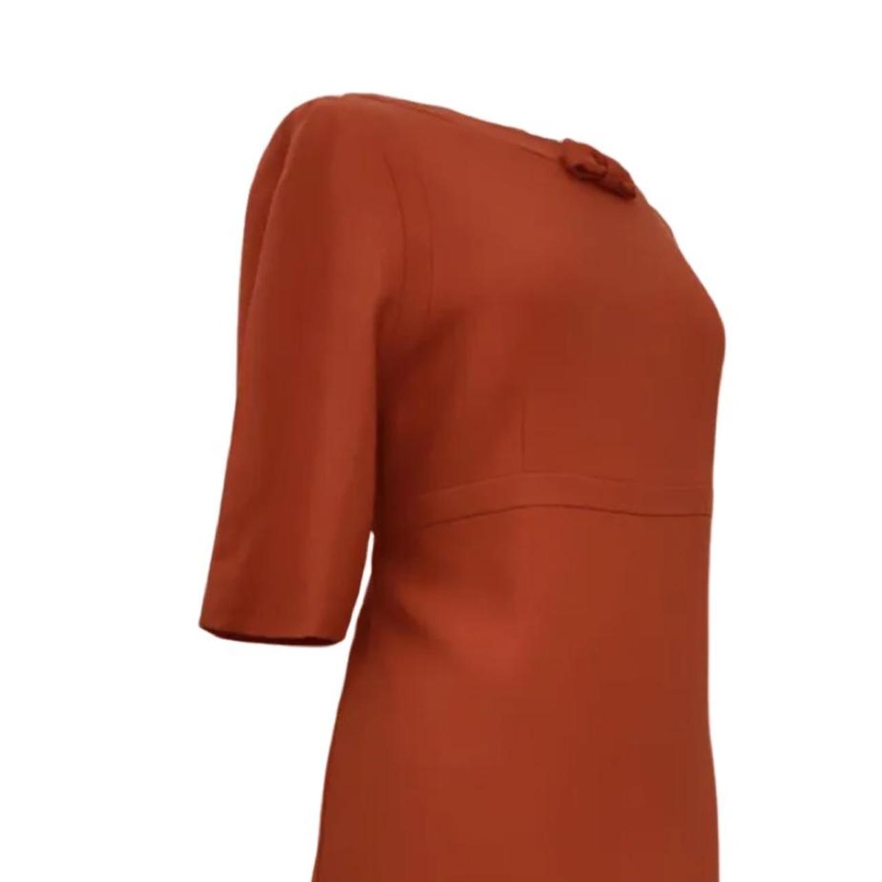 HOBBS LONDON Orange Dress With Short Sleeves Fully... Depop