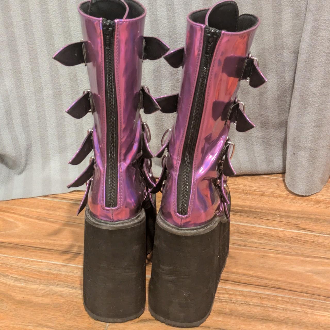 Demonia Women's Boots - Pink/Purple - US 7 – Demo… - image 3