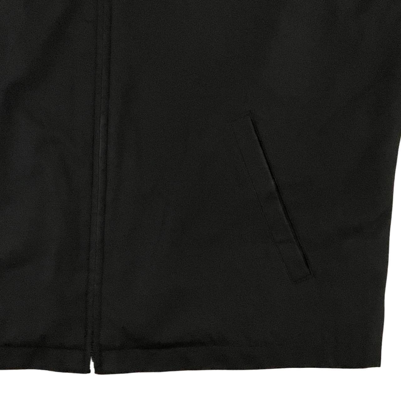 Vintage Mens Black Utility Jacket | 90s Collared Zip... - Depop