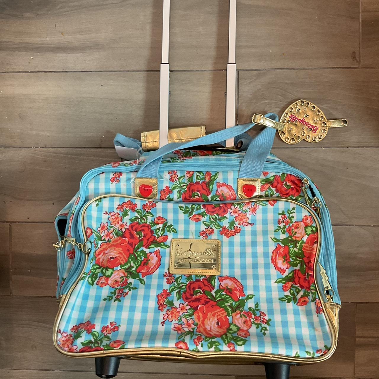 Betsey johnson floral luggage online