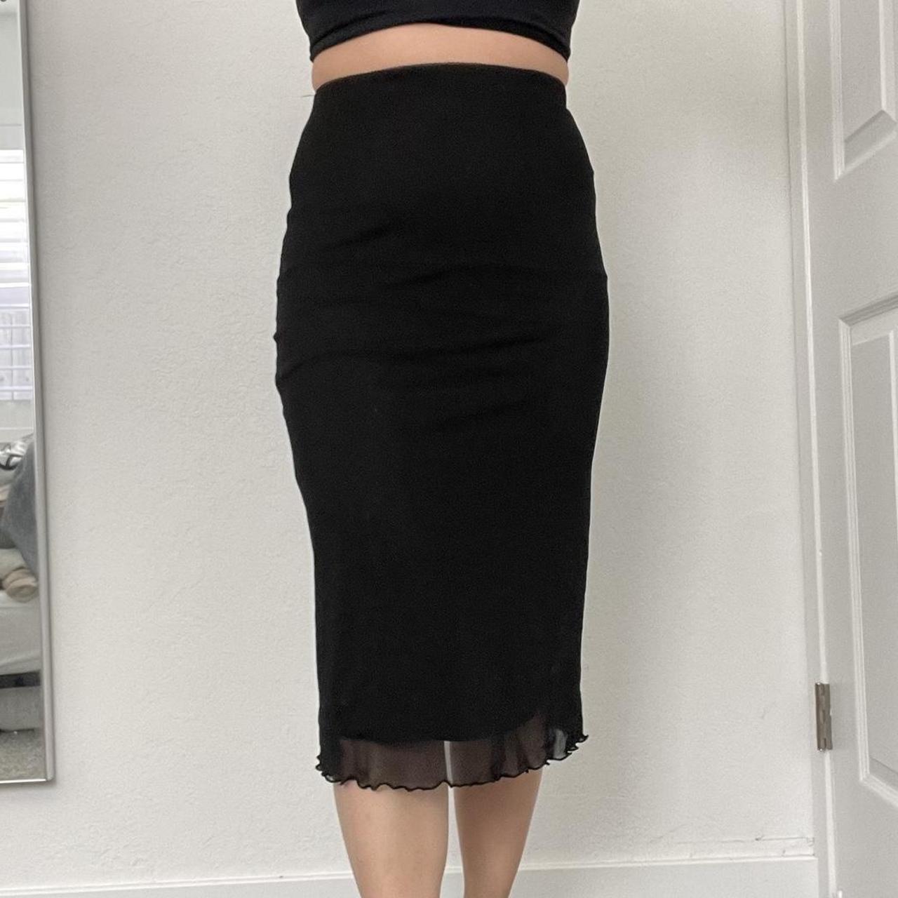 forever 21 metallic skirt