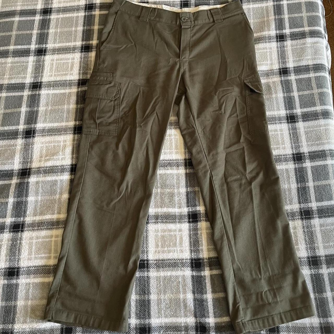 Dark green Dickies cargo pants Size 36x32 - Depop