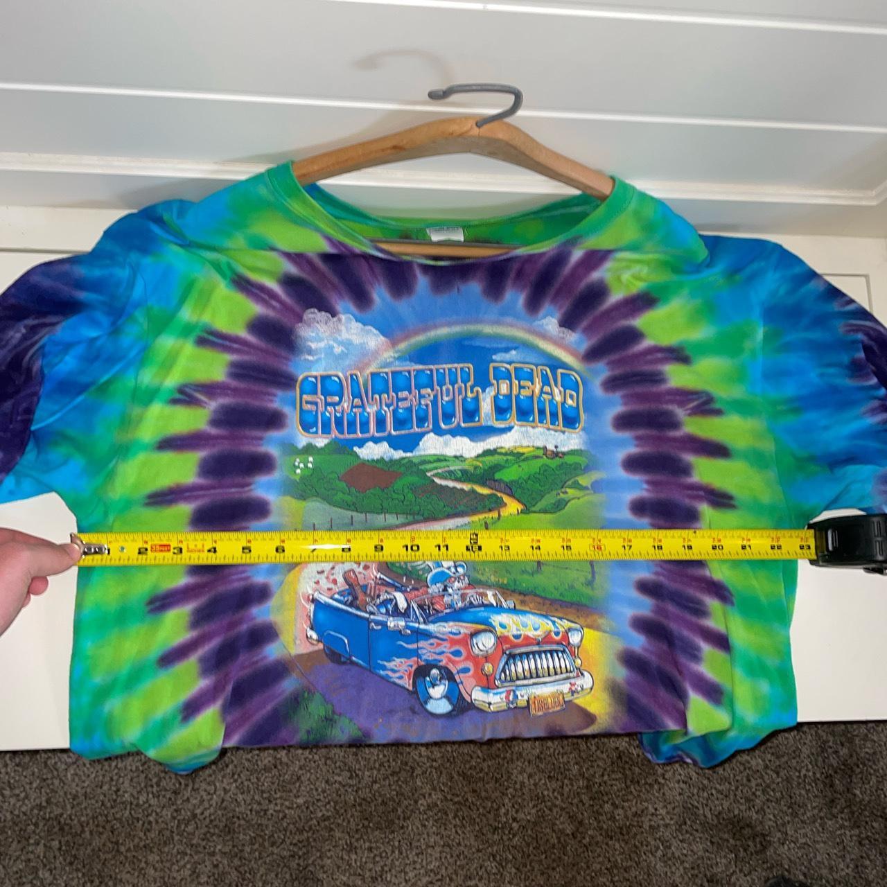 Grateful Dead Men's Truckin' to Buffalo Tie Dye T-Shirt Multi