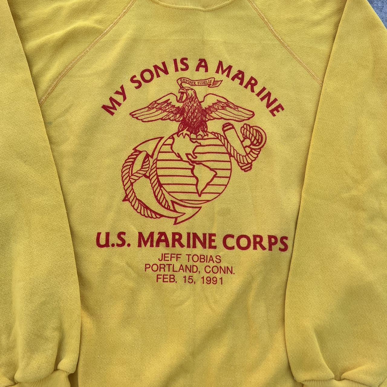 Vintage 1991 US Marines Military USMC Crewneck...