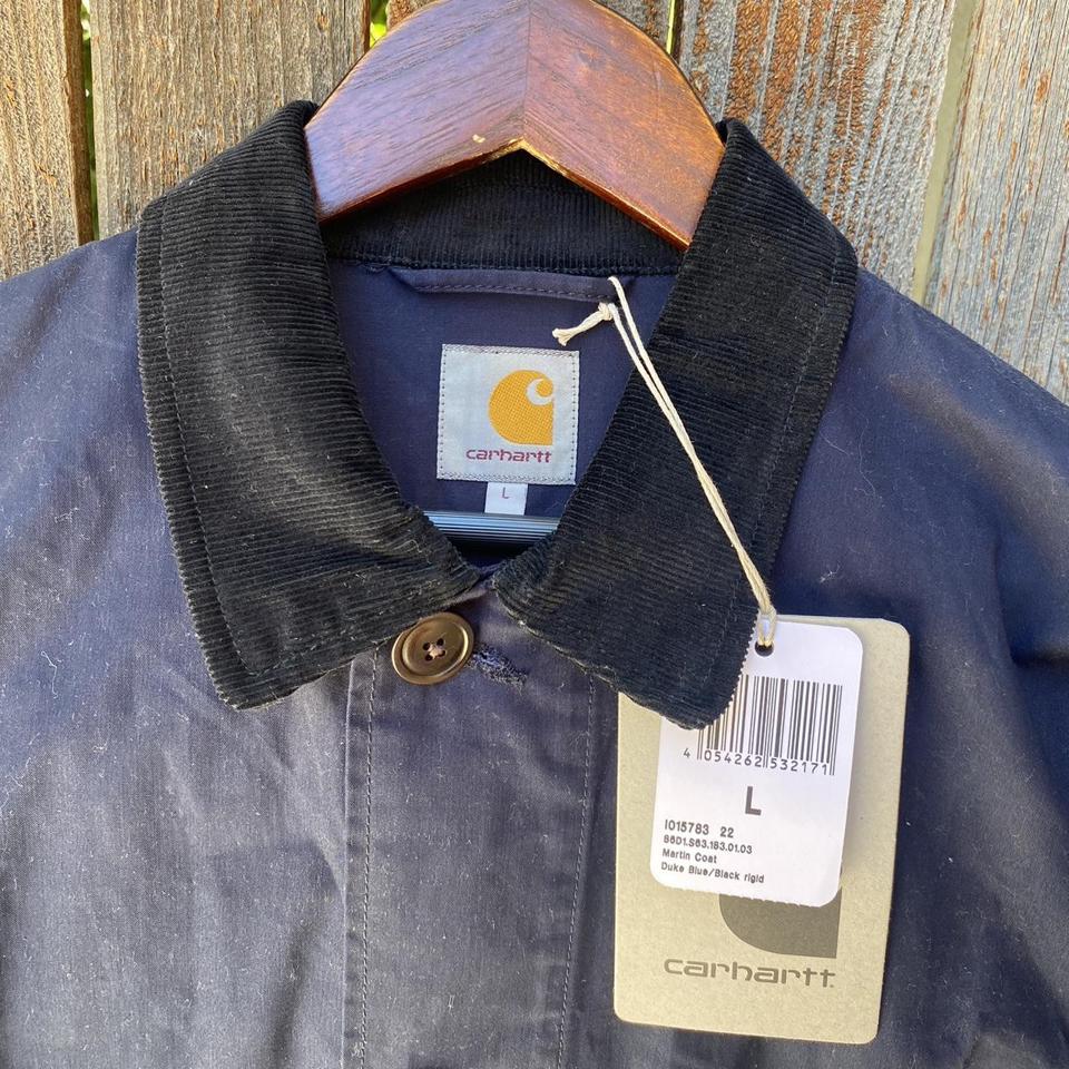 New with tags! Carhartt WIP martin coat in a deep... - Depop