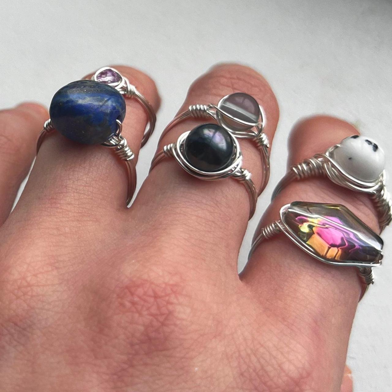 Women's Ring - Silver/Multi – STARDUST Ring bundl… - image 4