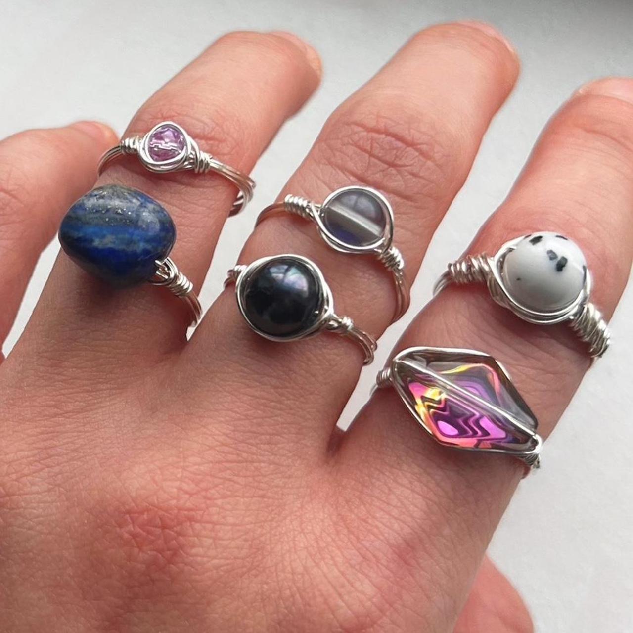 Women's Ring - Silver/Multi – STARDUST Ring bundl… - image 2