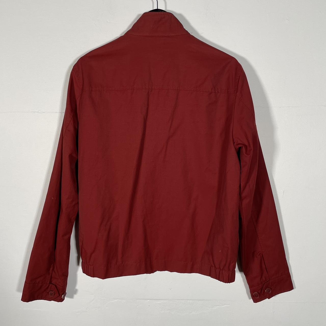 Y319 Marks and Spencer’s burgundy red bomber jacket... - Depop