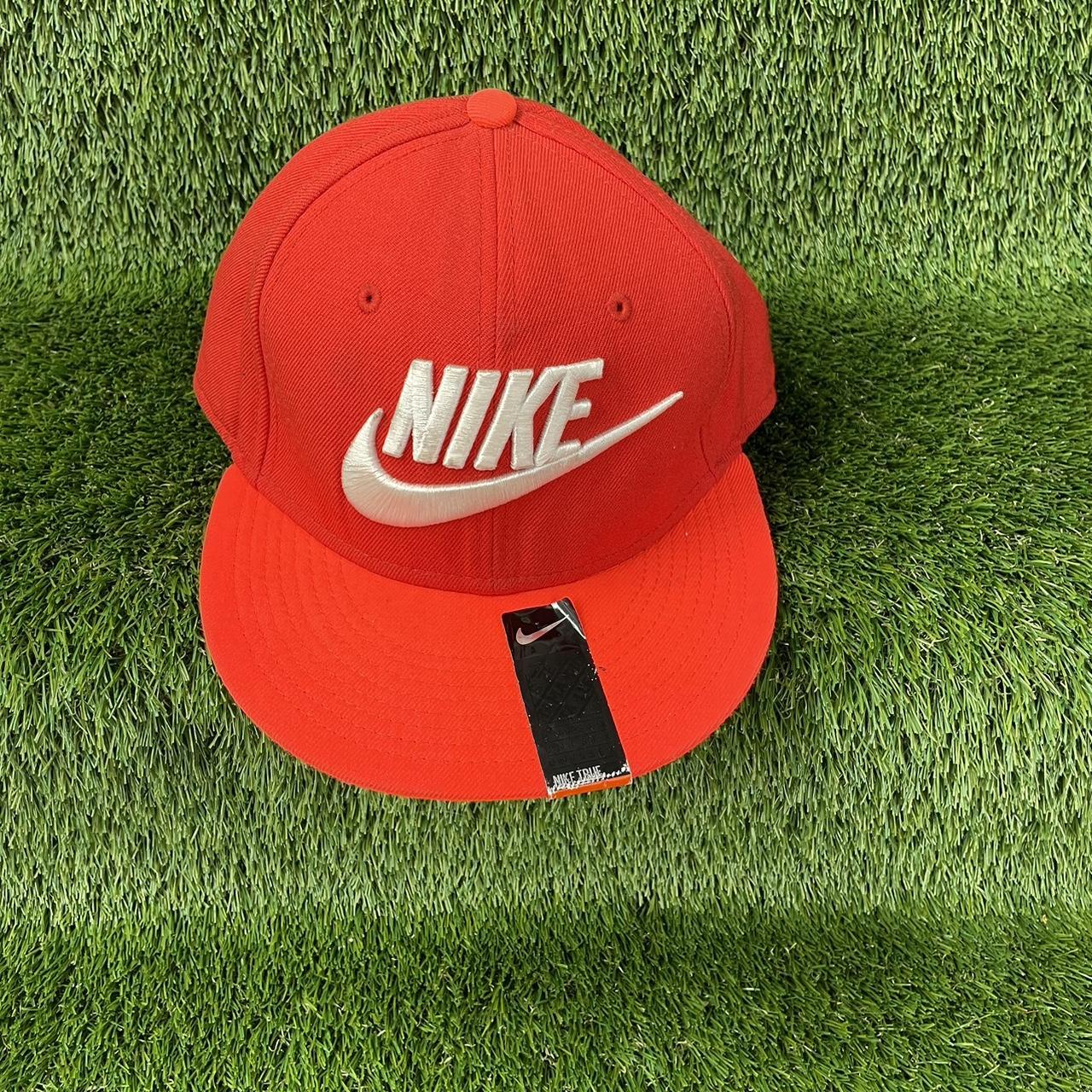 red white nike hat