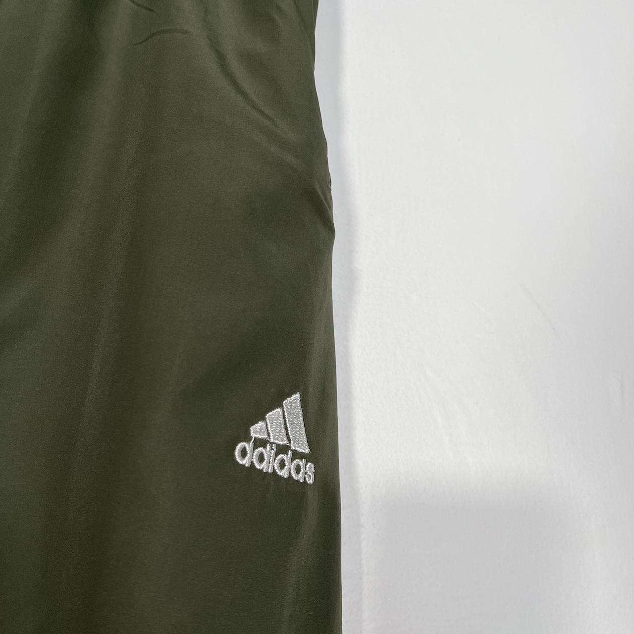 Adidas Women's Green and Khaki Joggerstracksuits Depop