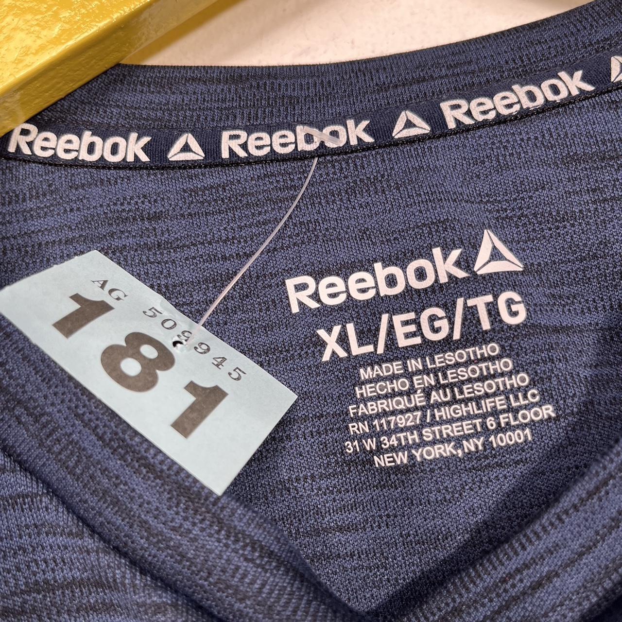 Reebok Men's Shirt - Navy - XXXL