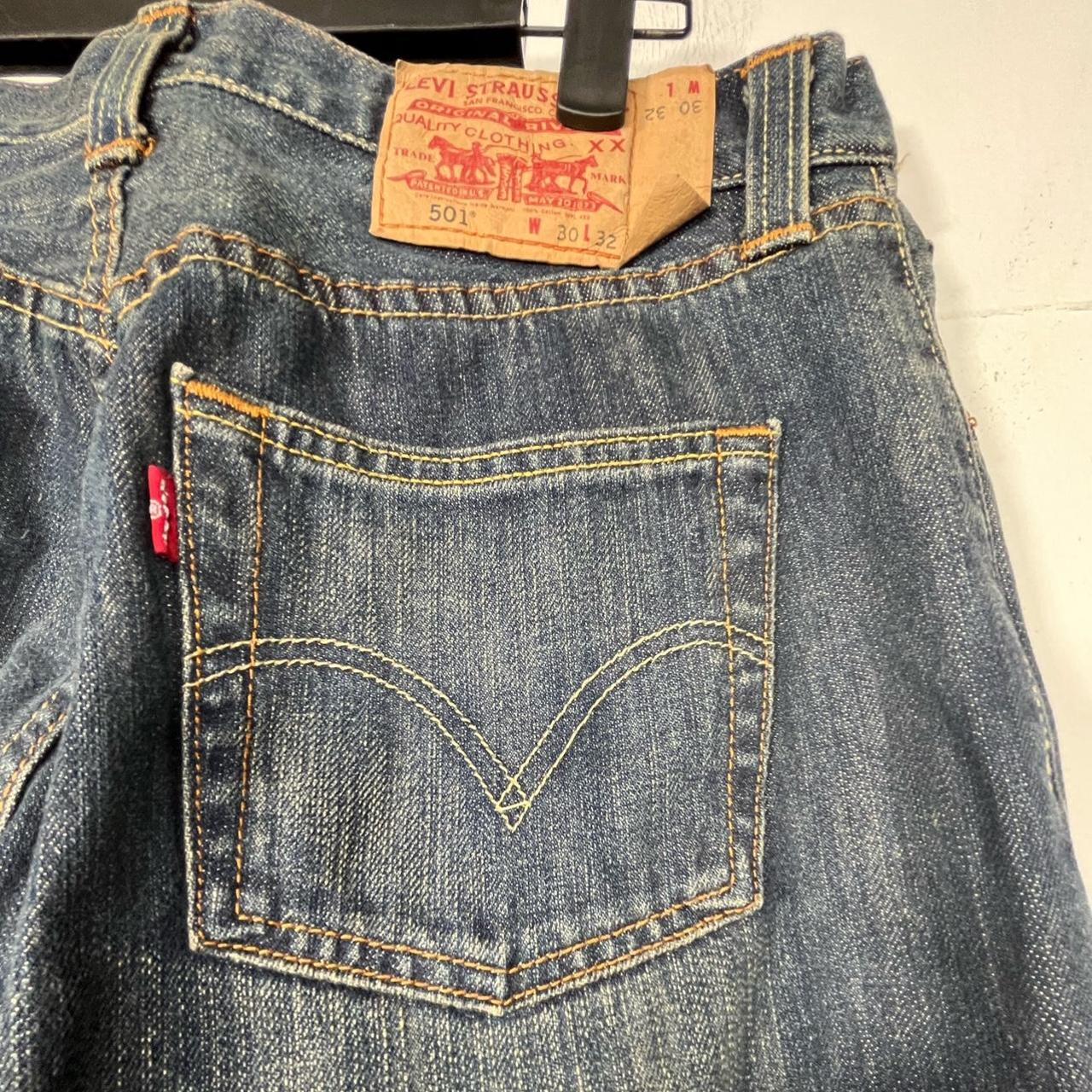 NB213 Levis 501 denim jeans Size W30 L32 #Levis... - Depop