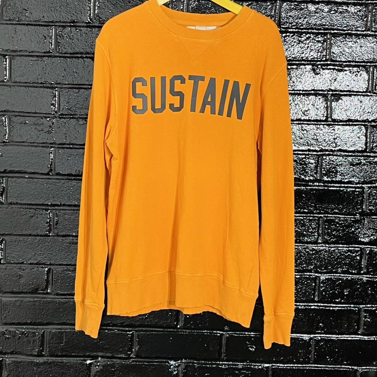 S250 H&M mustard yellow crew neck jumper Size... Depop