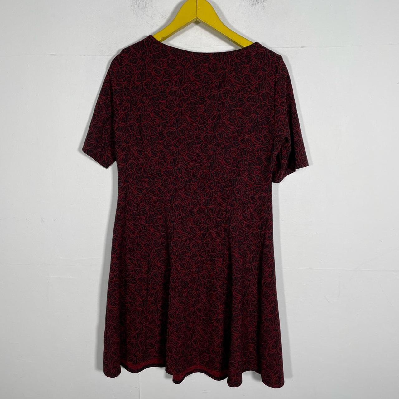 Wallis 2025 burgundy dress