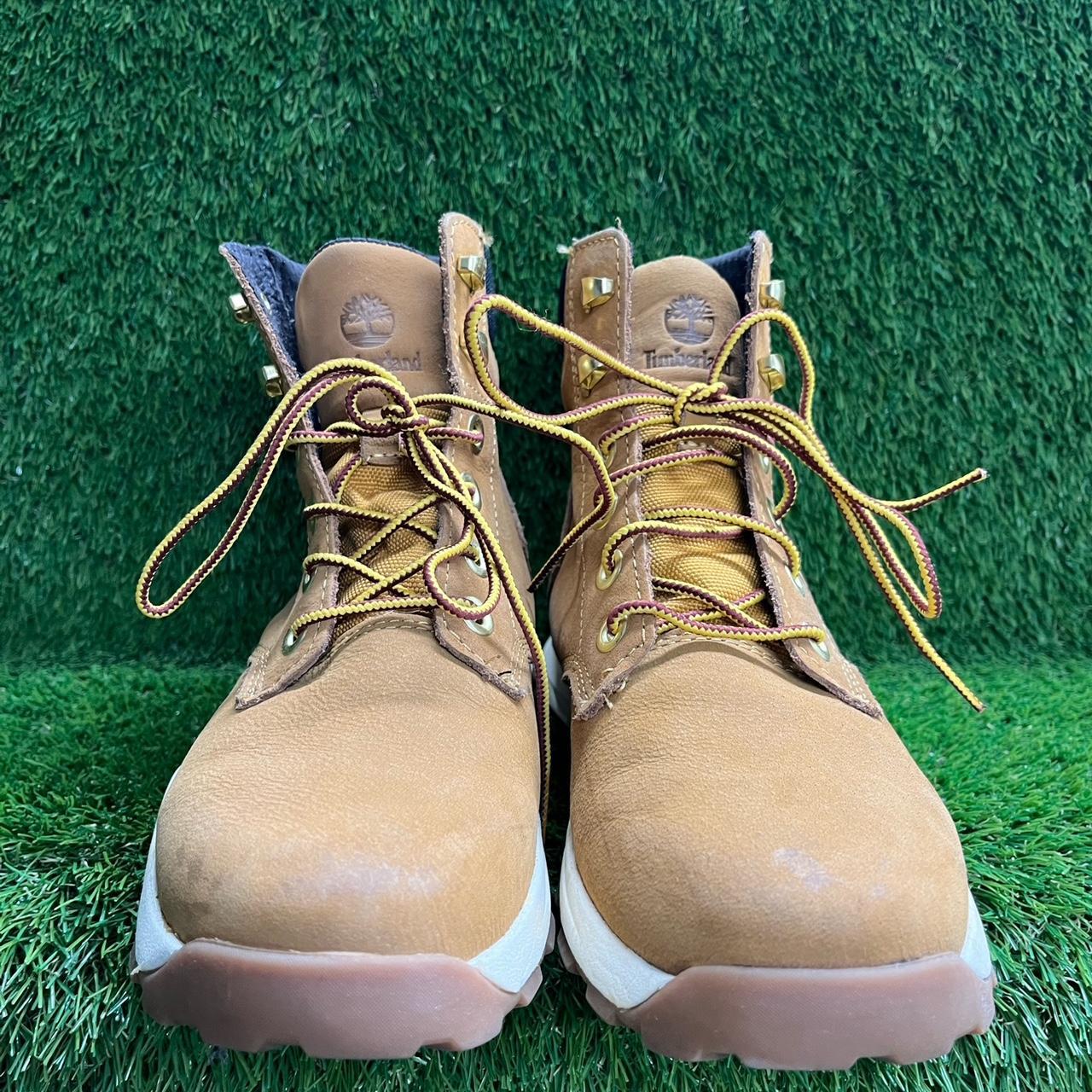 W6 Timberland brown winter boots. Size 5. Great... Depop