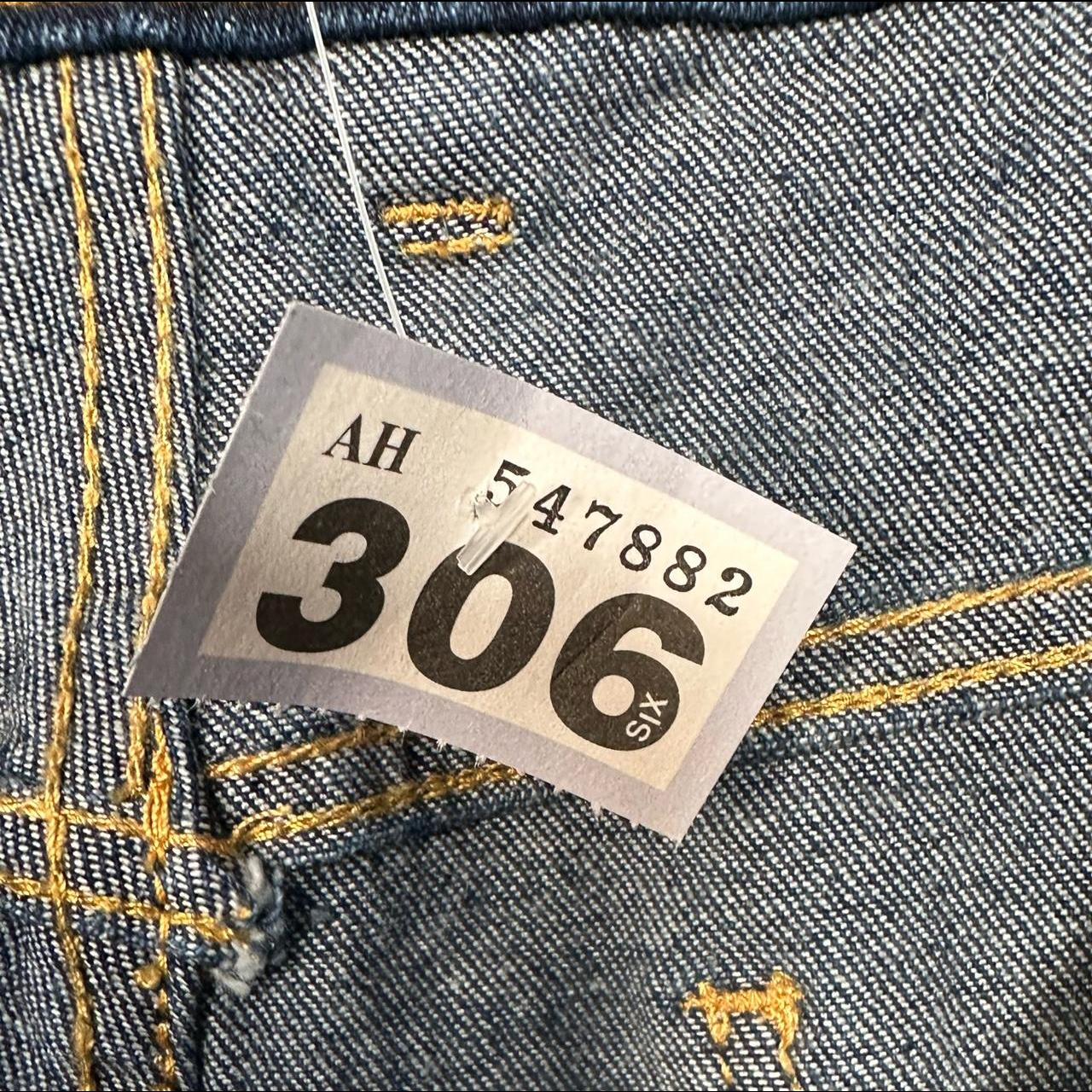 L306 Blue denim jeans. Size 36/29. Great condition... - Depop