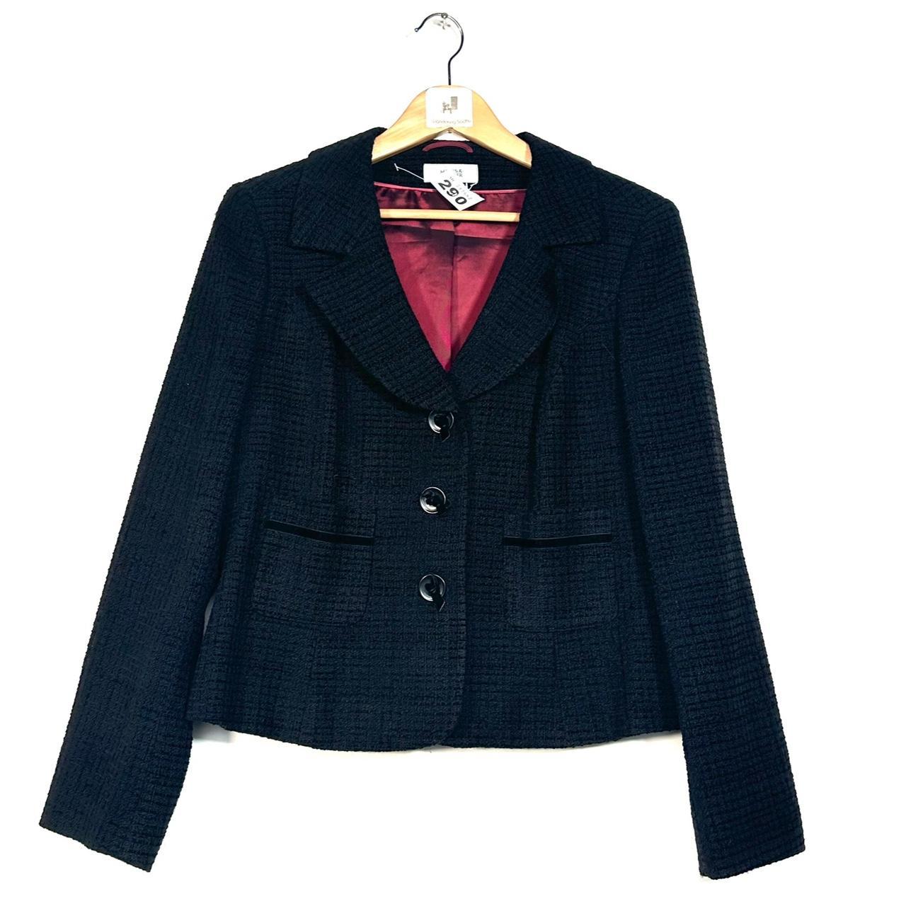 L290 Marks&spencer navy blazer. Size 16. Great... - Depop