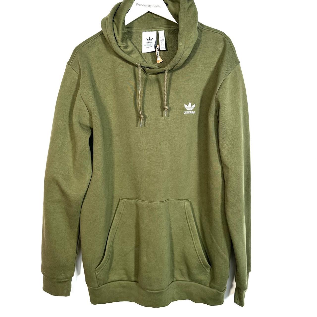 MO652 Adidas Originals khaki green hoodie with