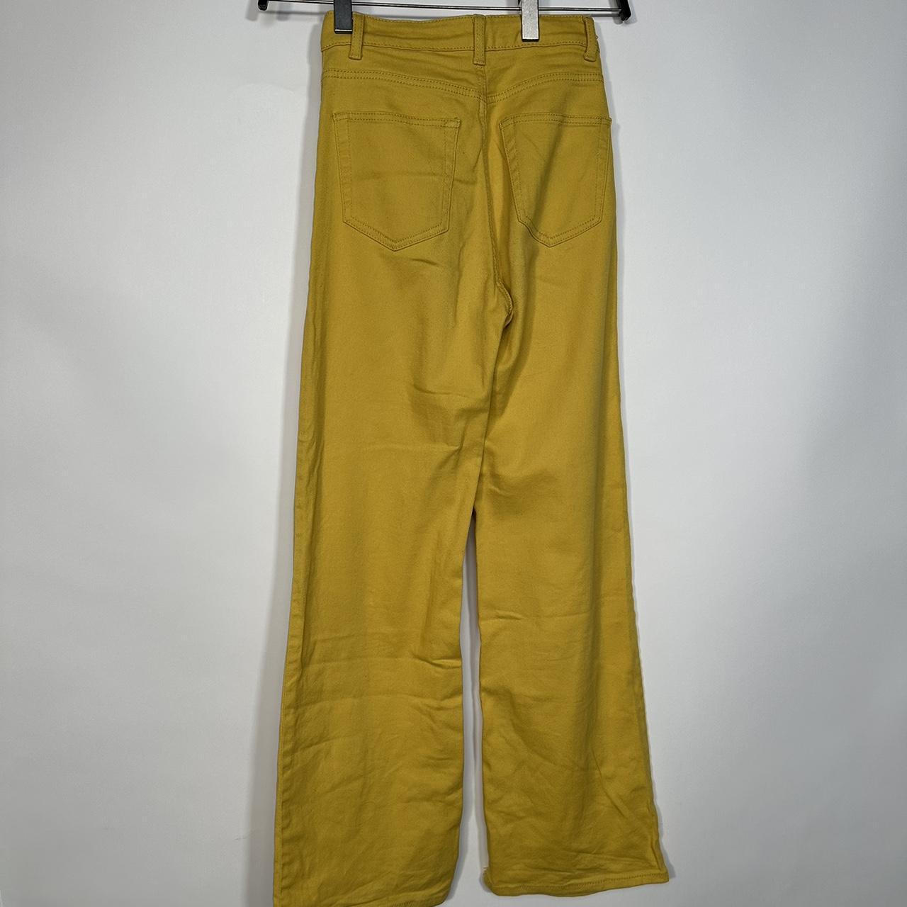 H&m yellow jeans hotsell