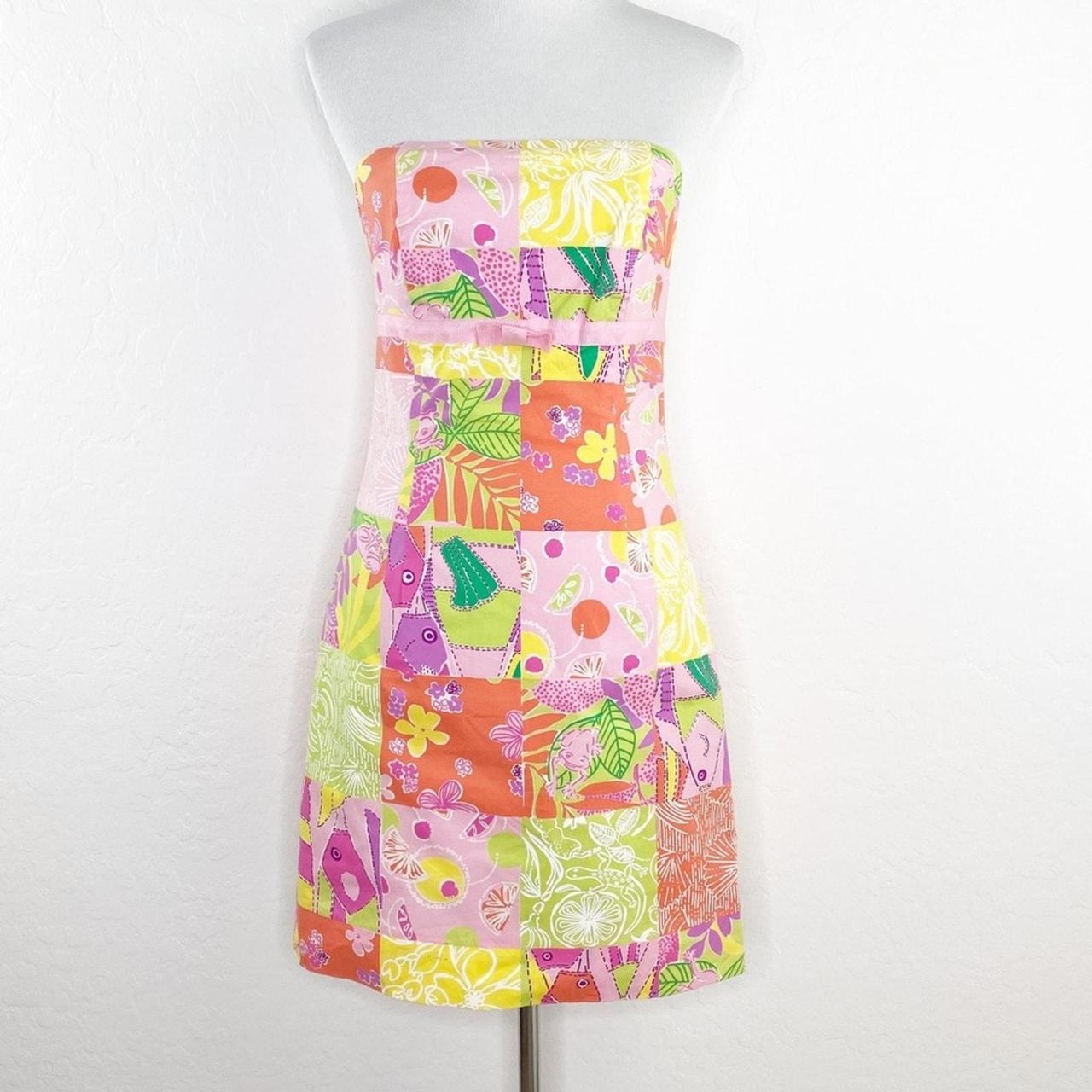 Lilly pulitzer patchwork dress hotsell