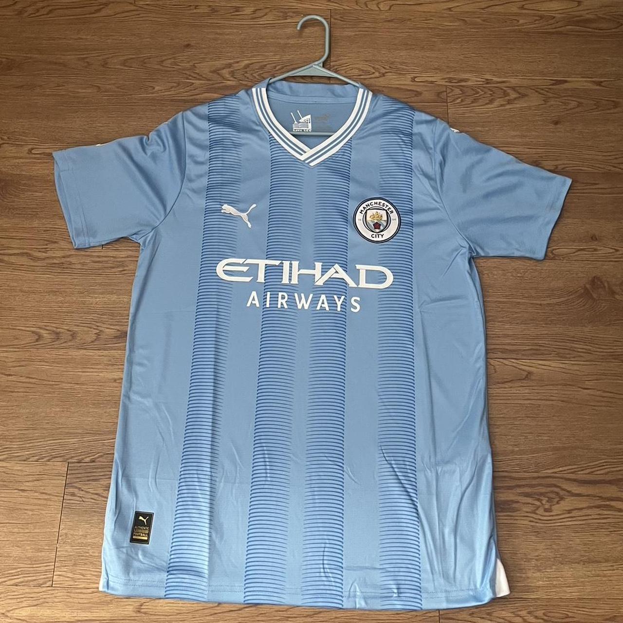 HAALAND 9 MAN CITY 23/24 HOME JERSEY NEW WITH... - Depop